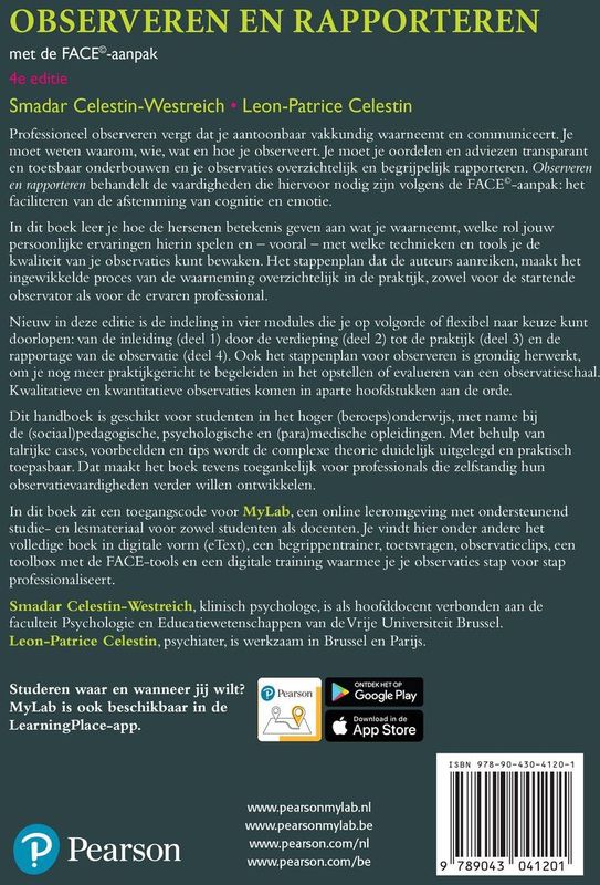 Observeren en Rapporteren - Vaardigheden volgens FACE©-aanpak