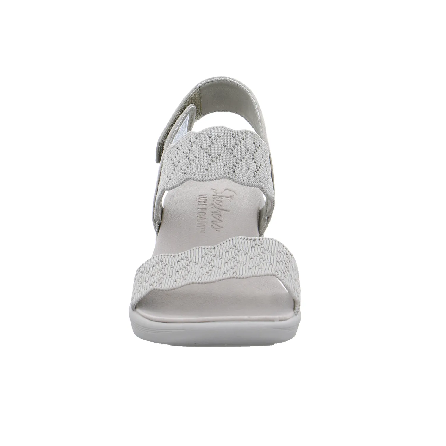 SKECHERS Sandalette Taupe Textil
