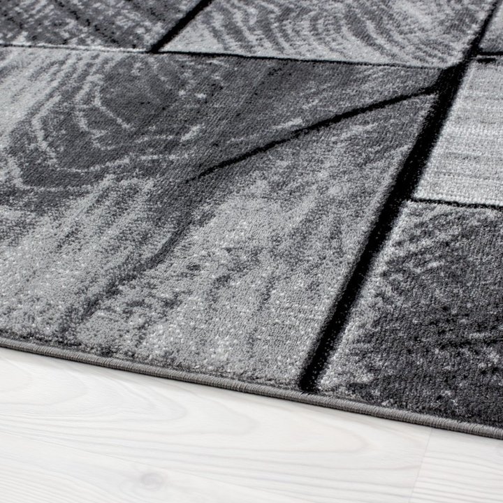 Modern vloerkleed - Jena Zwart 9260 | Voor ieder interieur