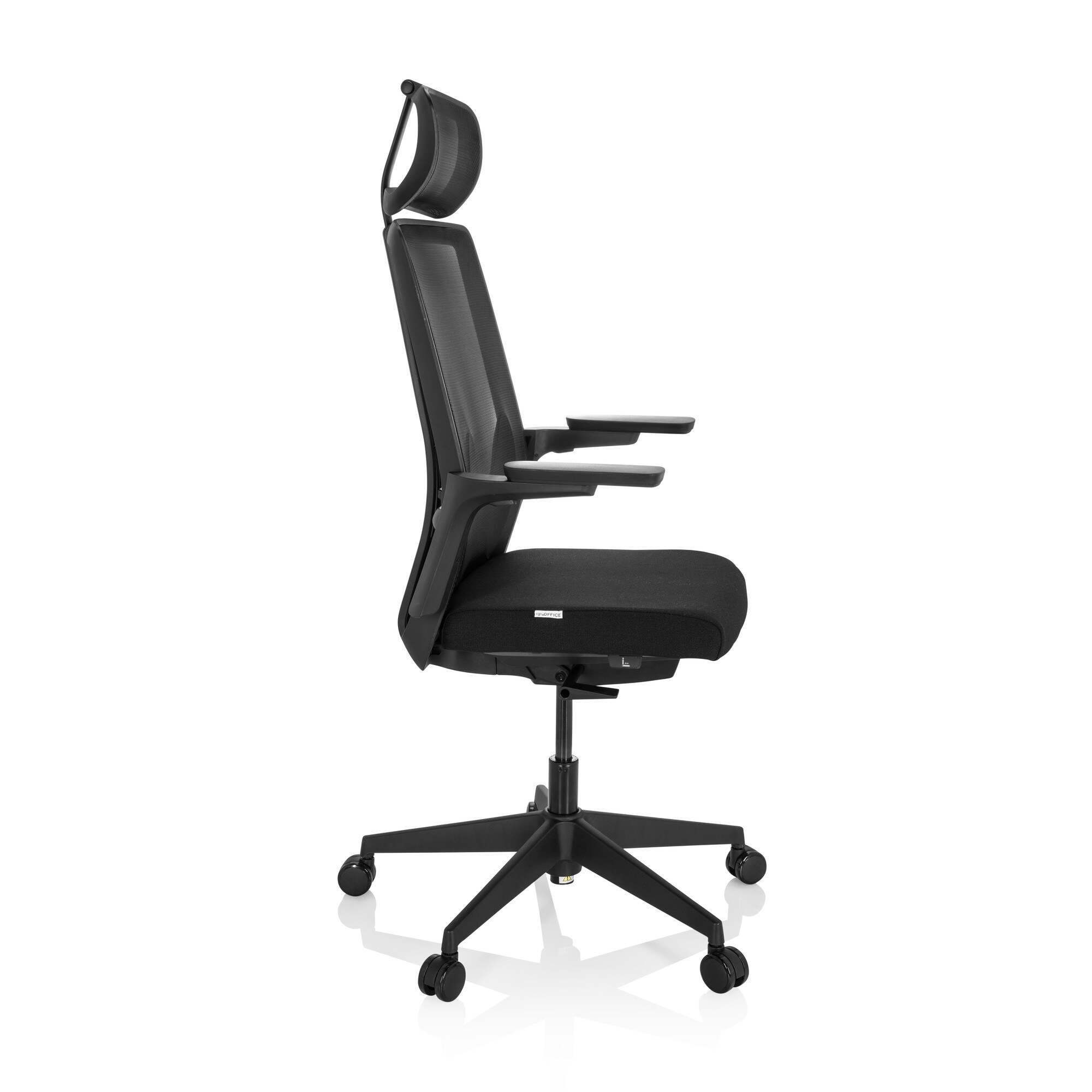 Profi Bürostuhl ARCEO B Stoff/Netzstoff mit Armlehnen (höhenverstellbar) hjh OFFICE