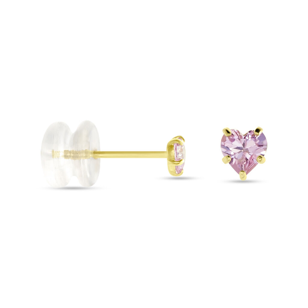 Boucles D'oreilles Puces Daria Or Jaune Oxyde