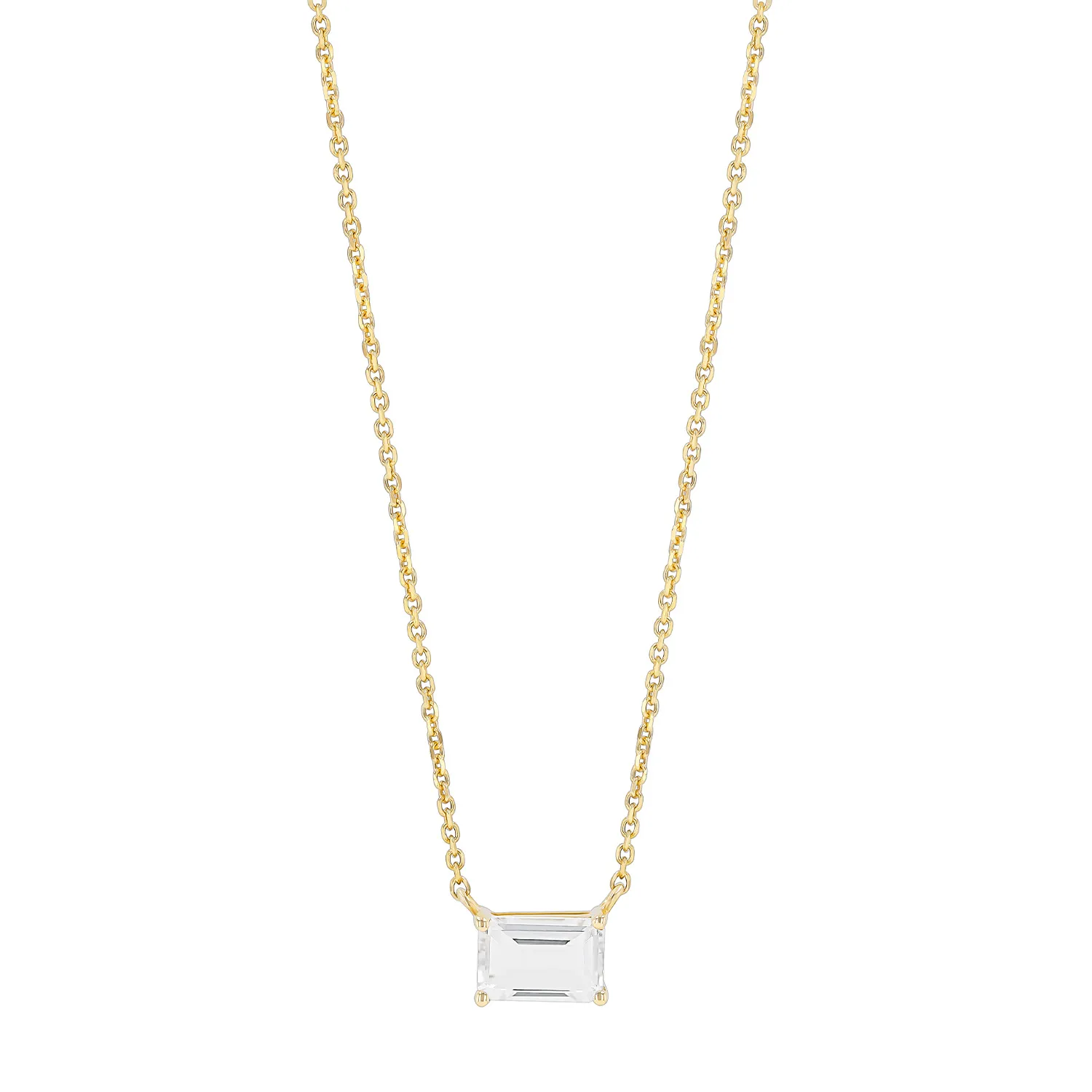 Suzanne Kalan Emerald Halskæde 14 kt. Guld PN493-YGWT