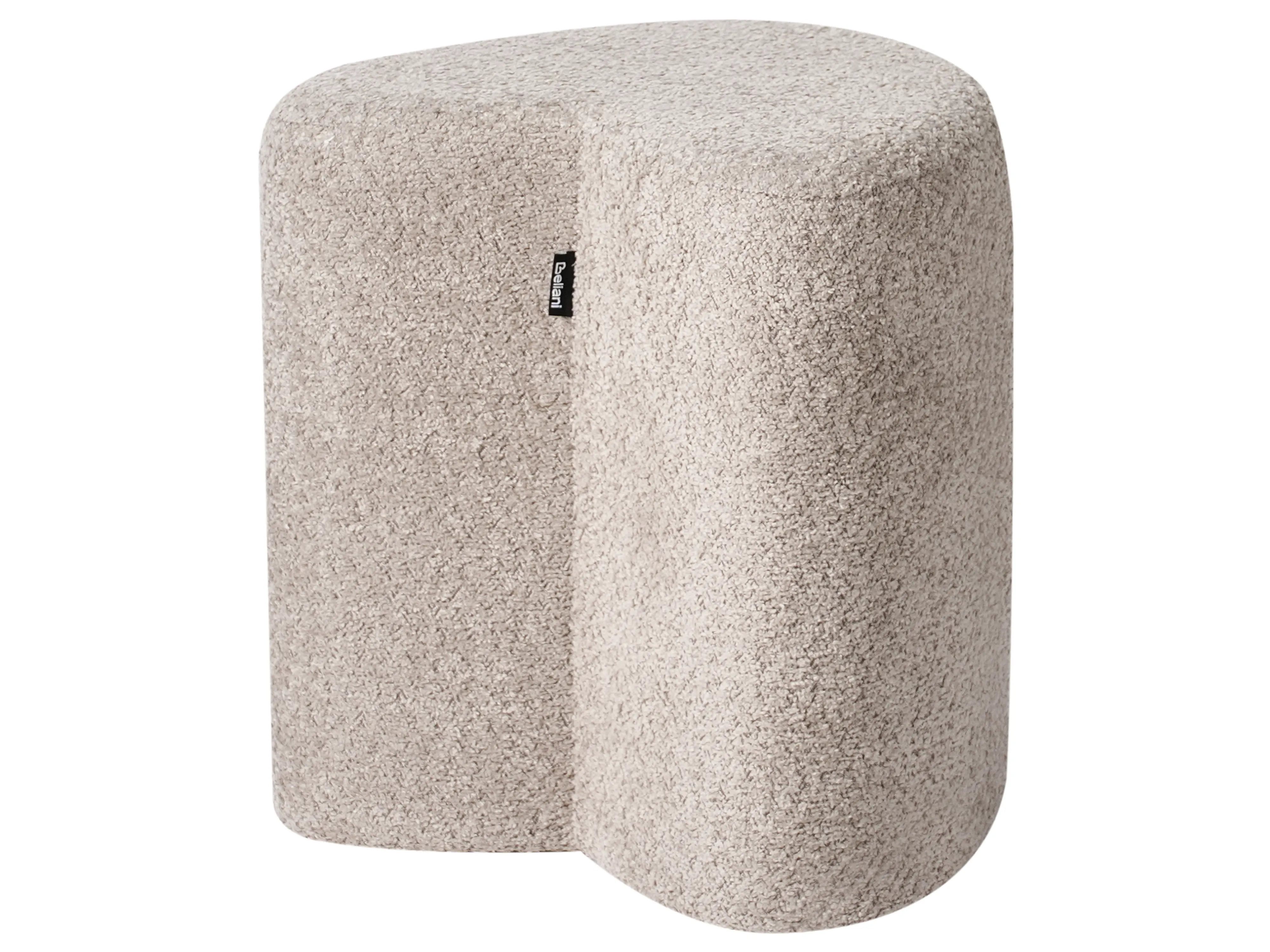 Poef SCOTIA Chenille Lichtbruin