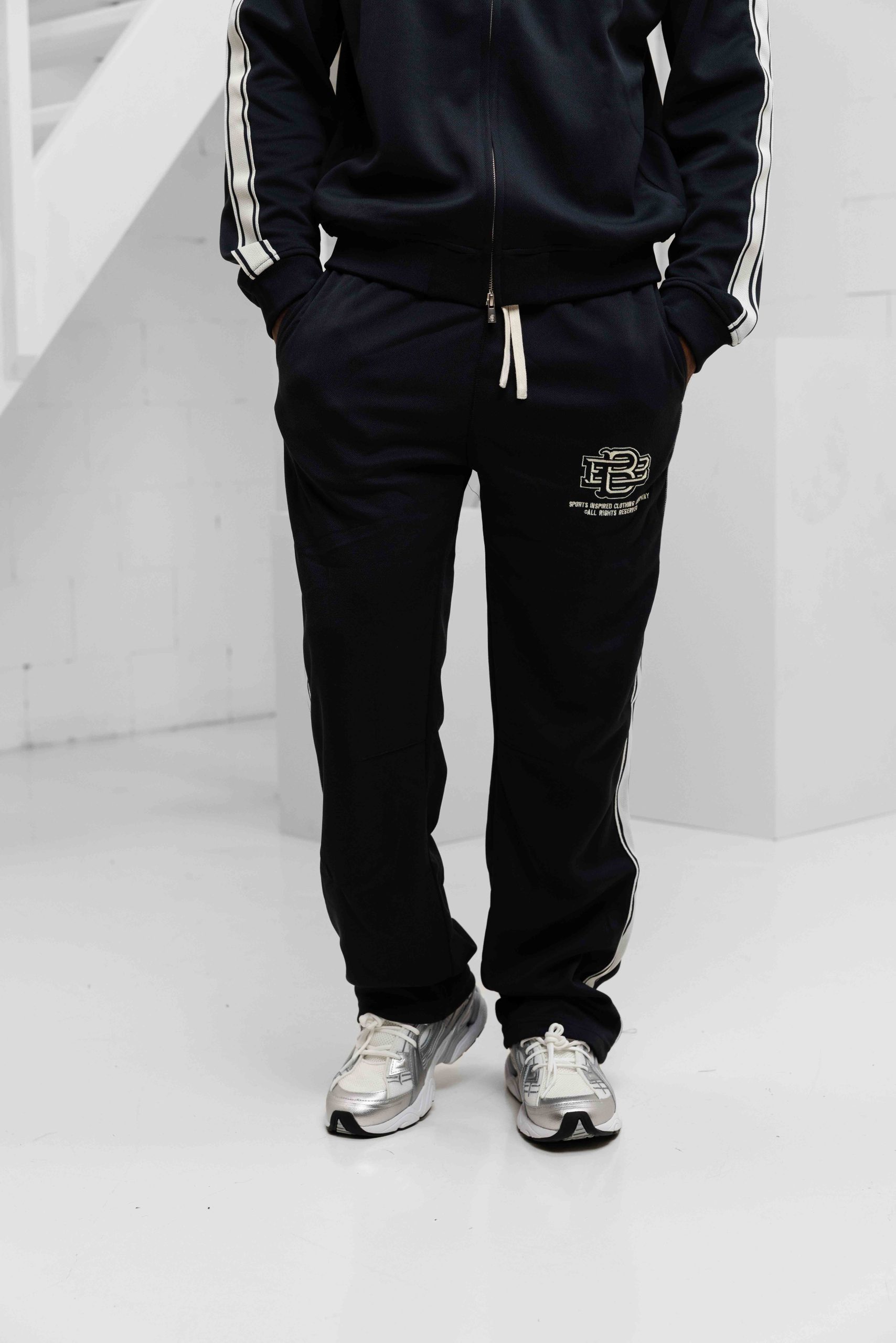Black Bananas Monogram Trainingspak Heren Donkerblauw