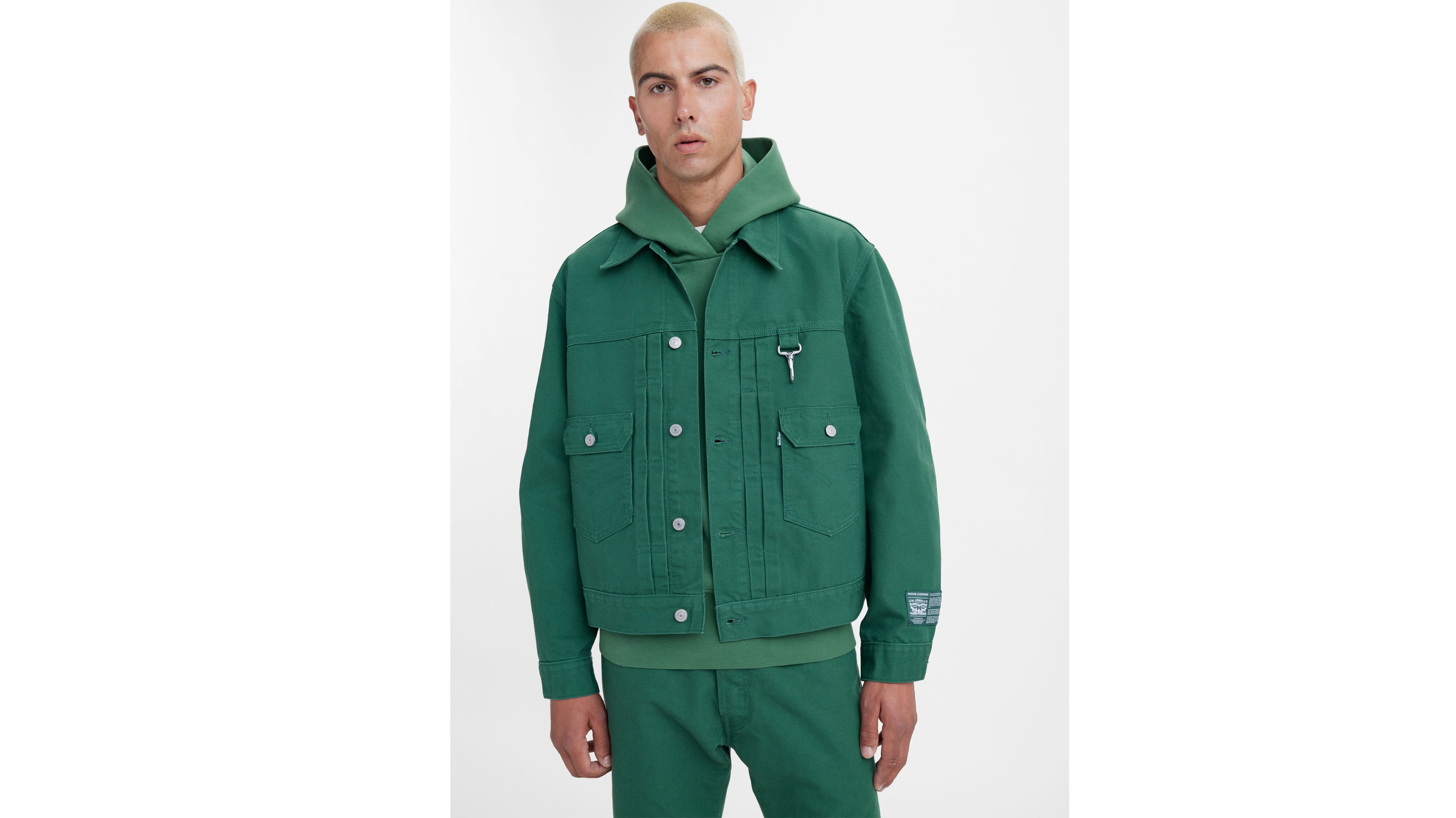 Veste Trucker Type II Homme Levi's® x Reese Cooper® - Green - Vert