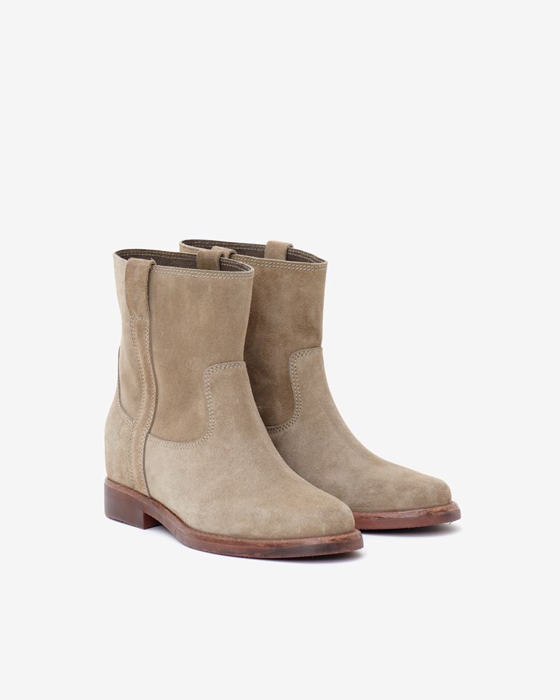SUSEE BOTTINES EN CUIR VELOURS