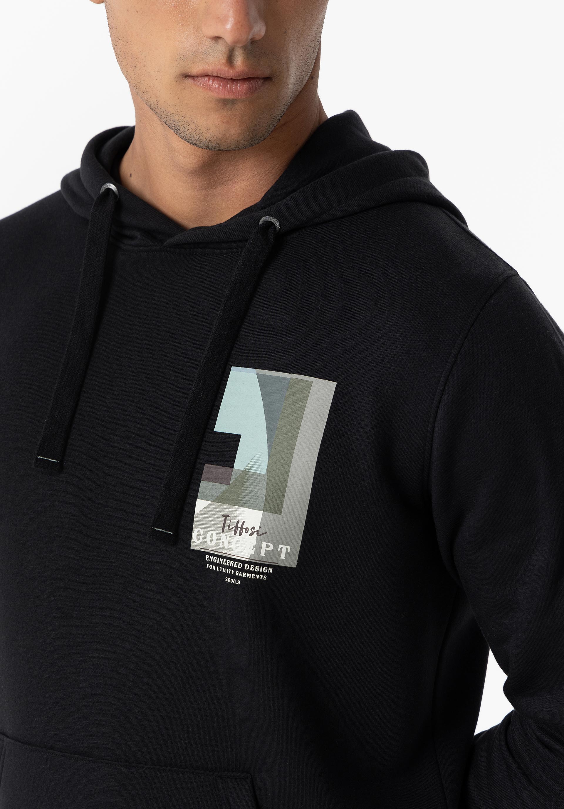 Hoodie com Estampado Frontal