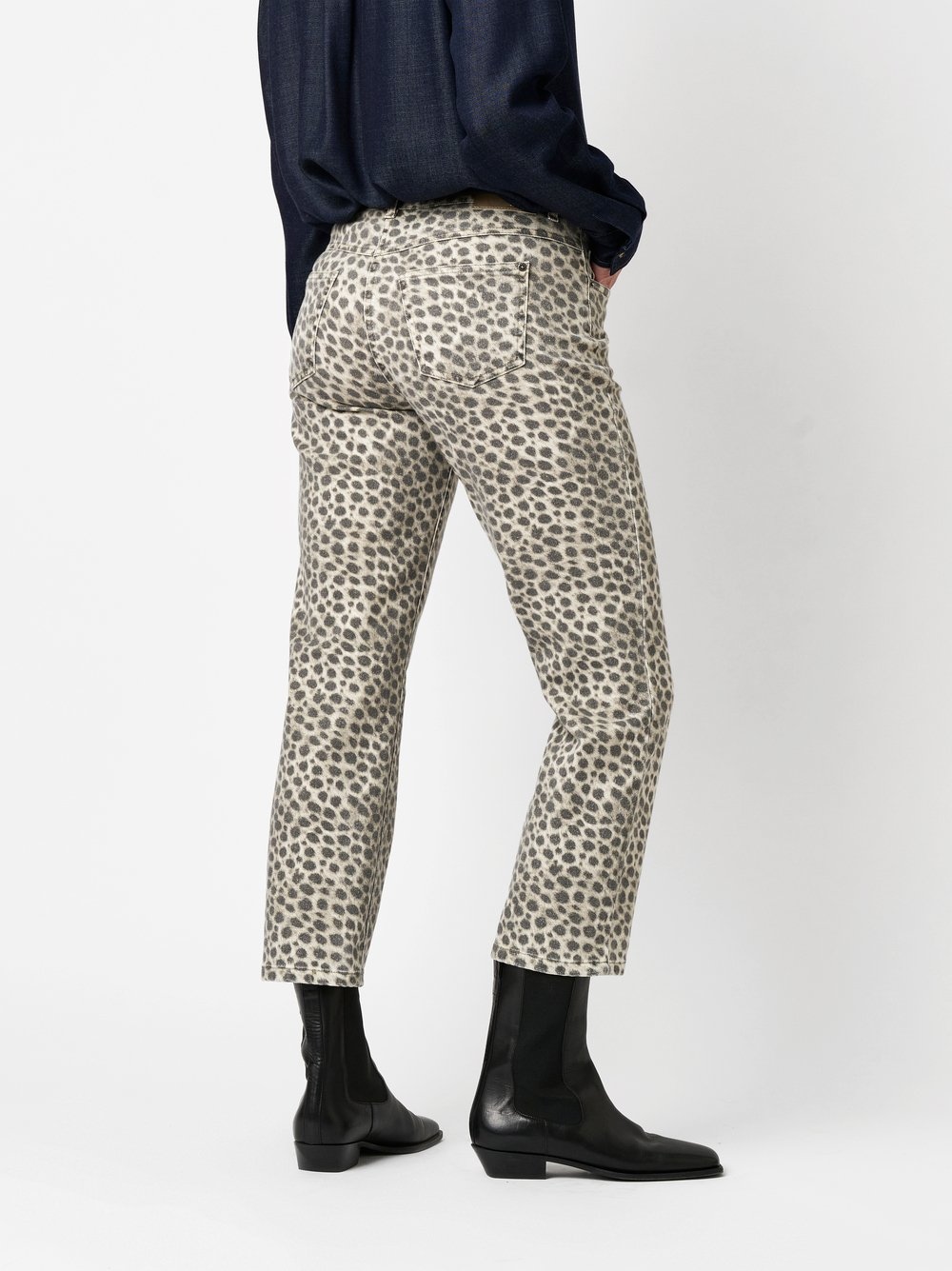 TONI 7/8-Jeans »Ella Cropped«, mit Leoparden Print