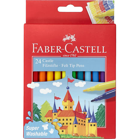 Faber-Castell 24 vaskbare tusser