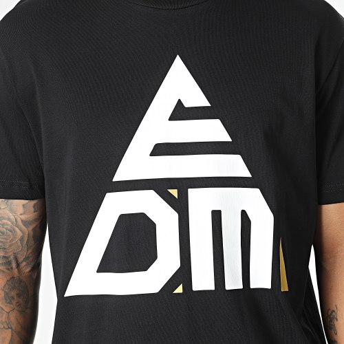 Tee Shirt Oversize Logo Noir Blanc