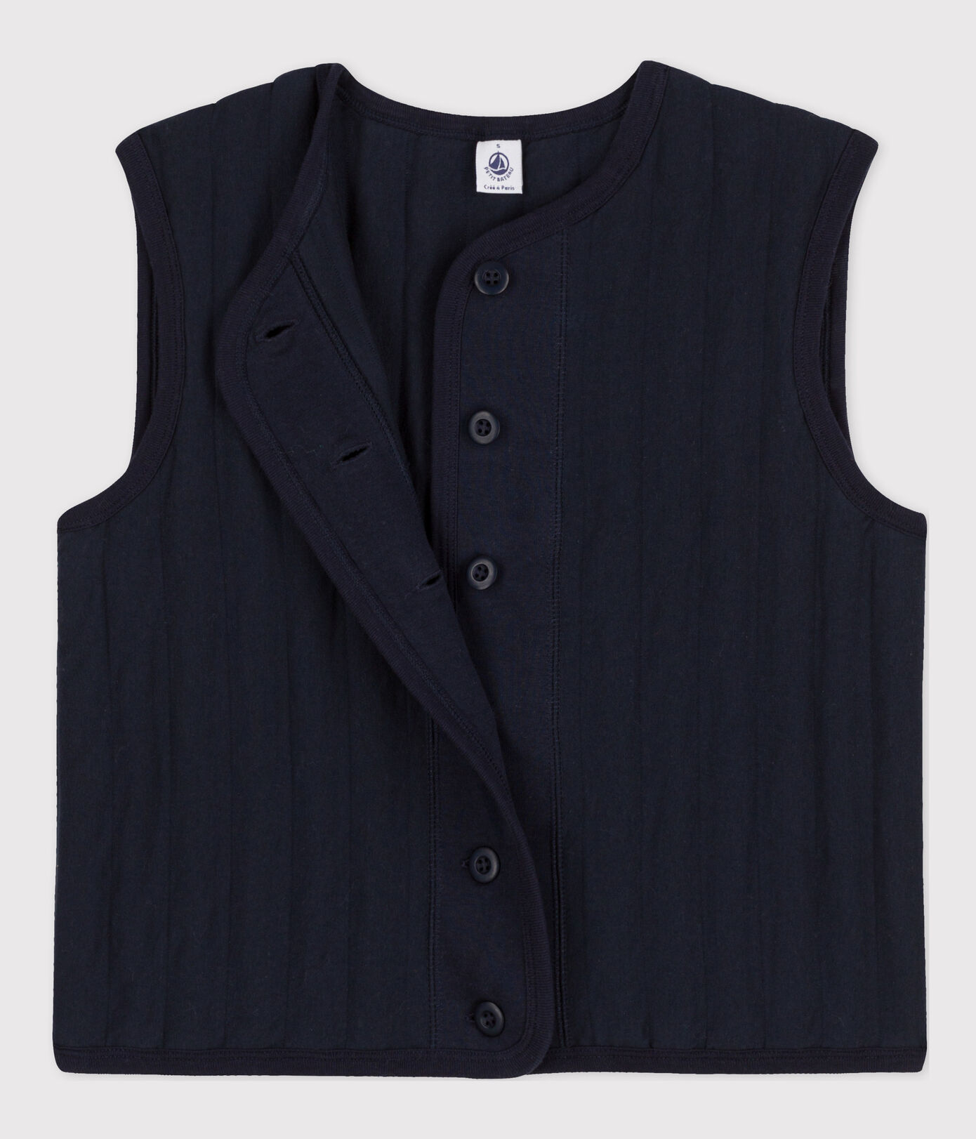 Cardigan sans manches moelleux Femme