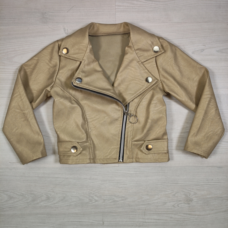 Gonna be golden leatherlook coat