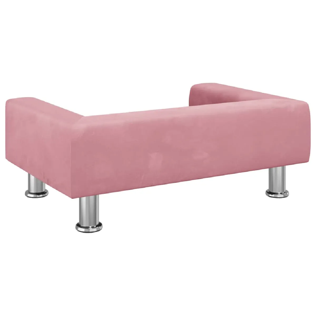 Vidaxl Canapé pour enfants rose velours