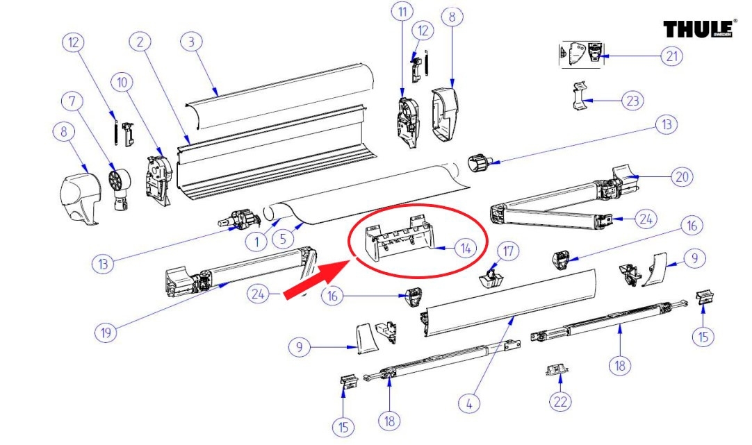 Support Roller Tube 5003