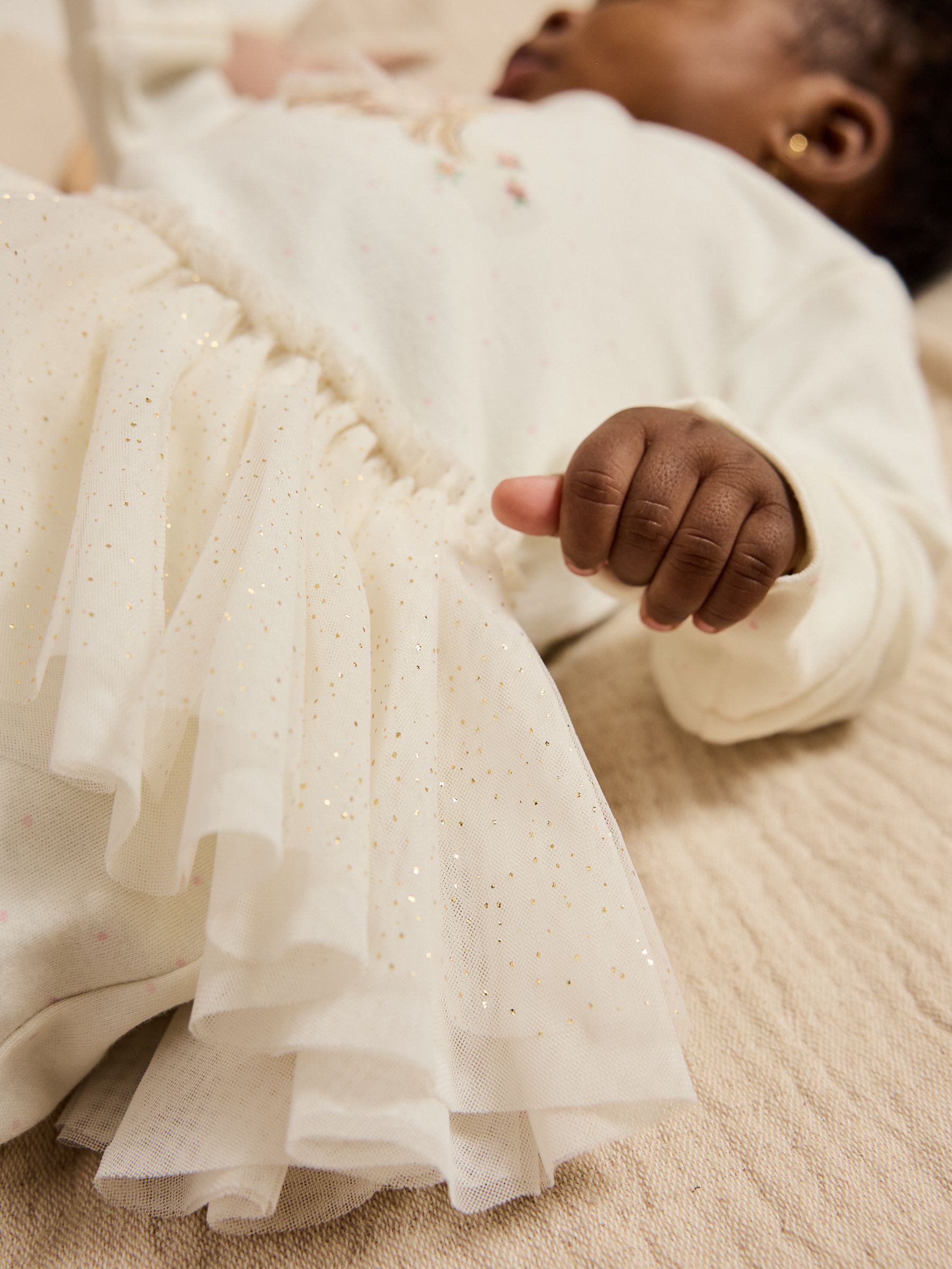 Ecru konijnen tutu - Baby-pyjama (0mnd-2jr)