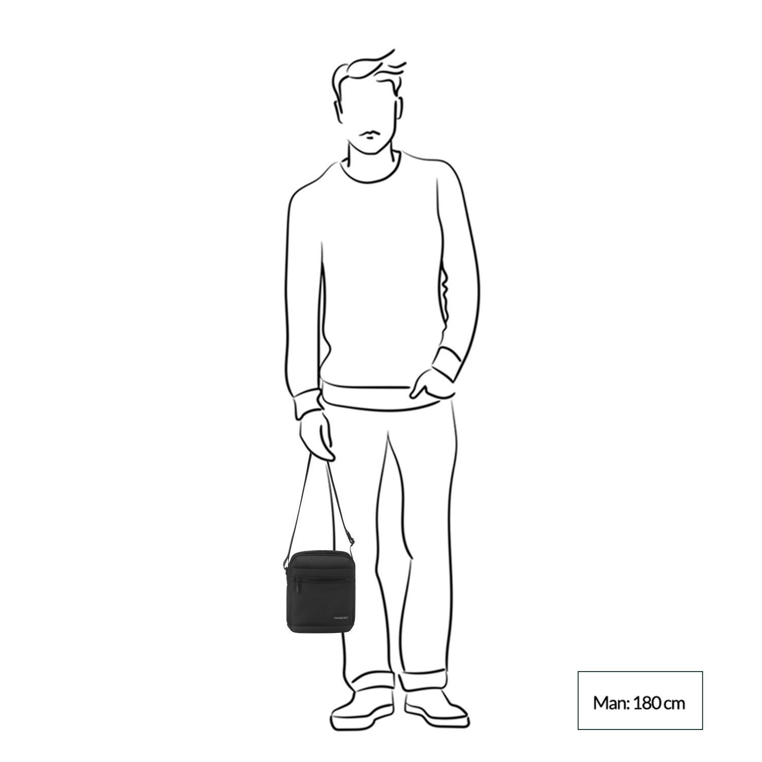 Hedgren Next App Schoudertas black