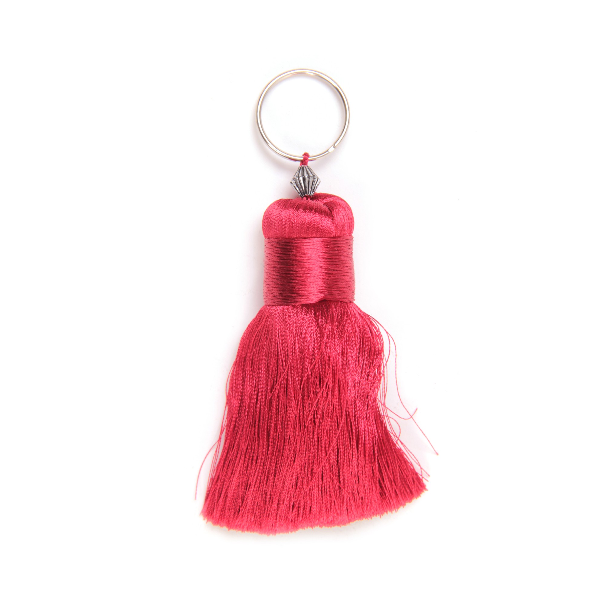 Troddel 'Fatima', rot, L 12 cm, Ø 2 cm von fischer's lagerhaus