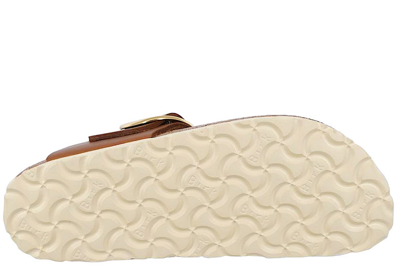 BIRKENSTOCK GIZEH BIG BUCKLE SLENTERS I BRUNT OLIERET SKIND