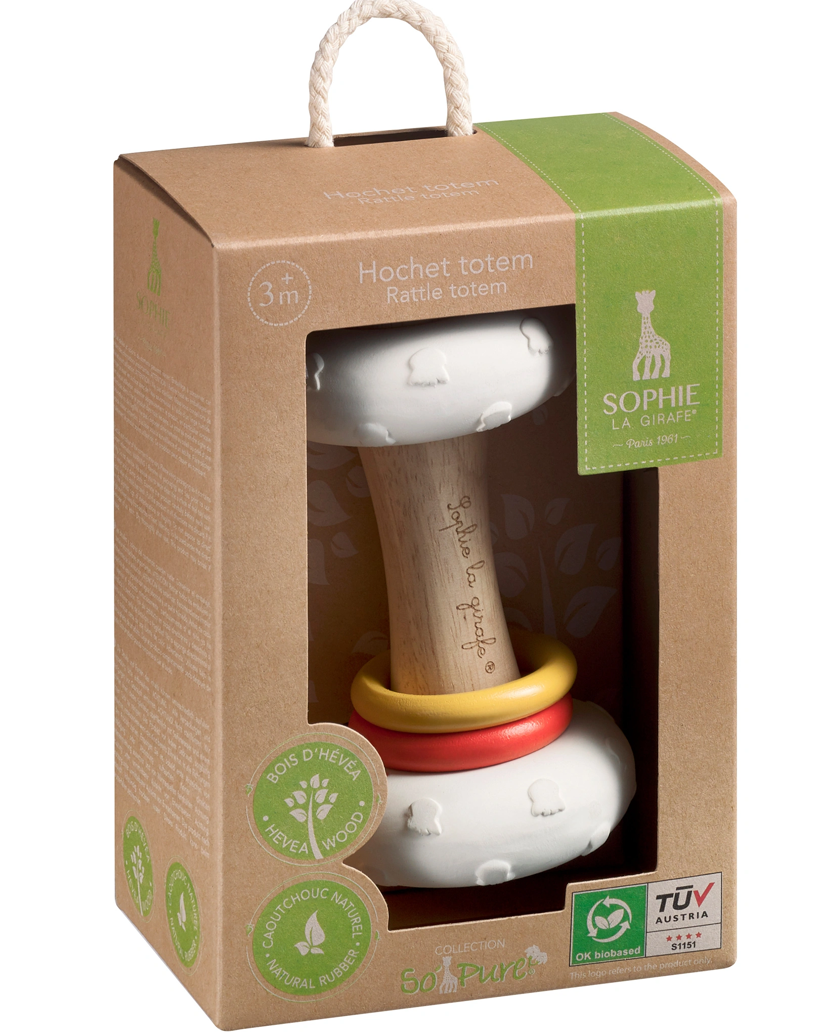 Greifling SOPHIE LA GIRAFE® SO'PURE - TOTEM