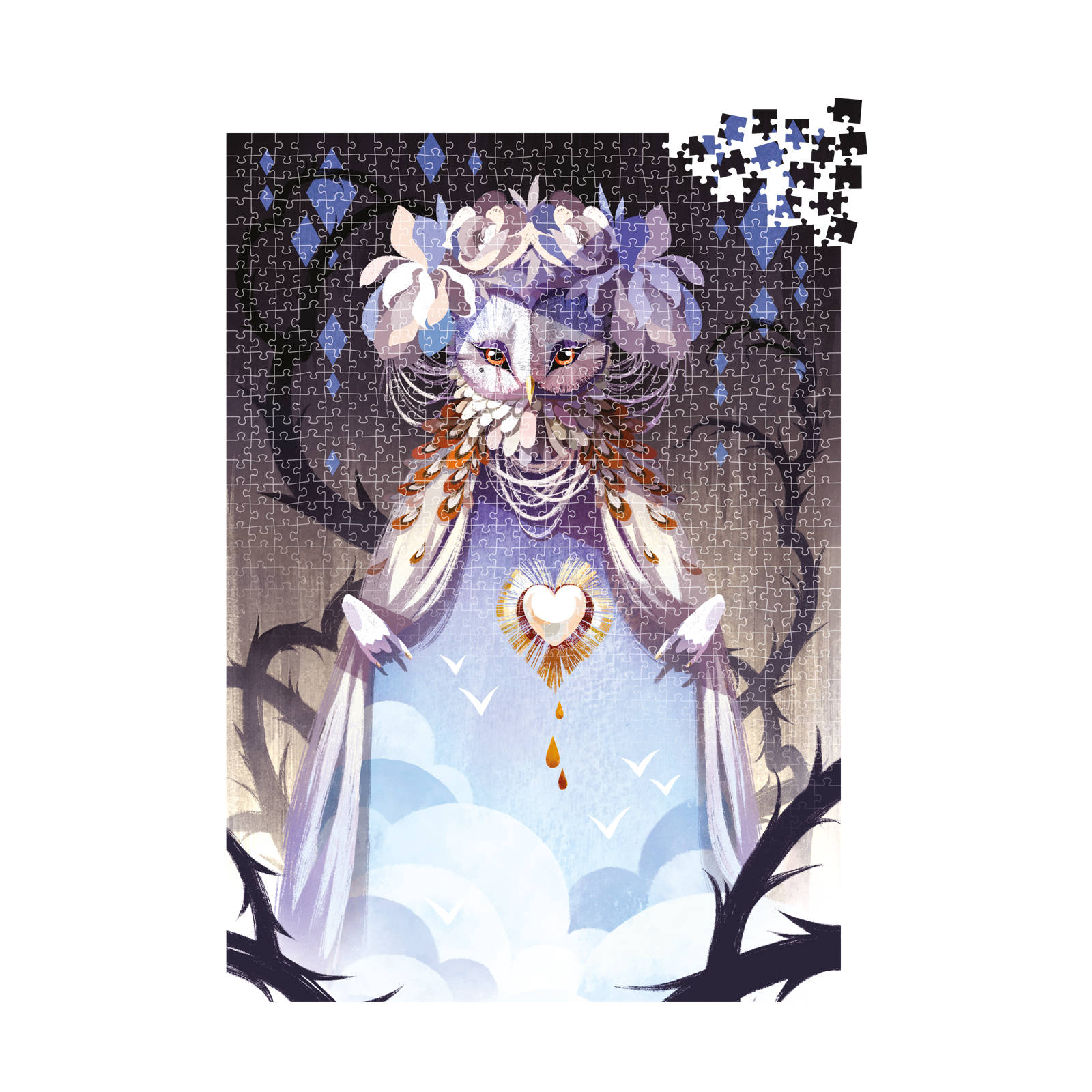 Libellud queen of owls legpuzzel 1000 stukjes