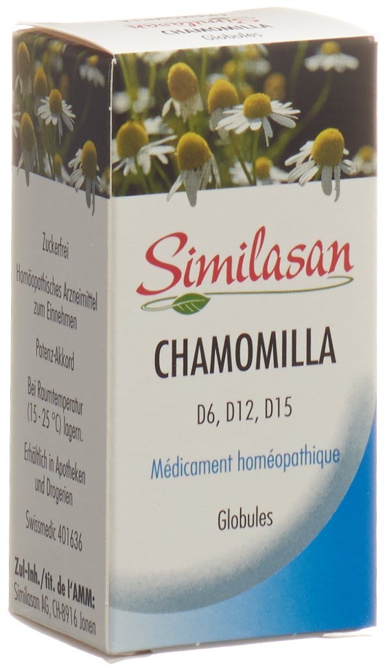SIMILASAN Chamomilla<br>15 g, Globuli, D6/D12/D15