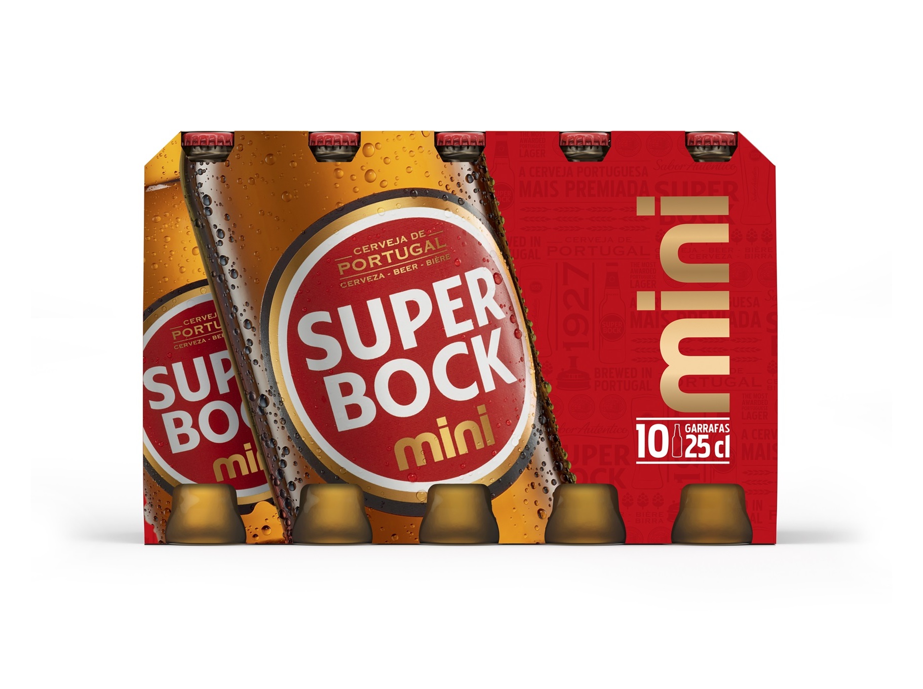 CERVEJA BRANCA SUPER BOCK TP 10X0.25L