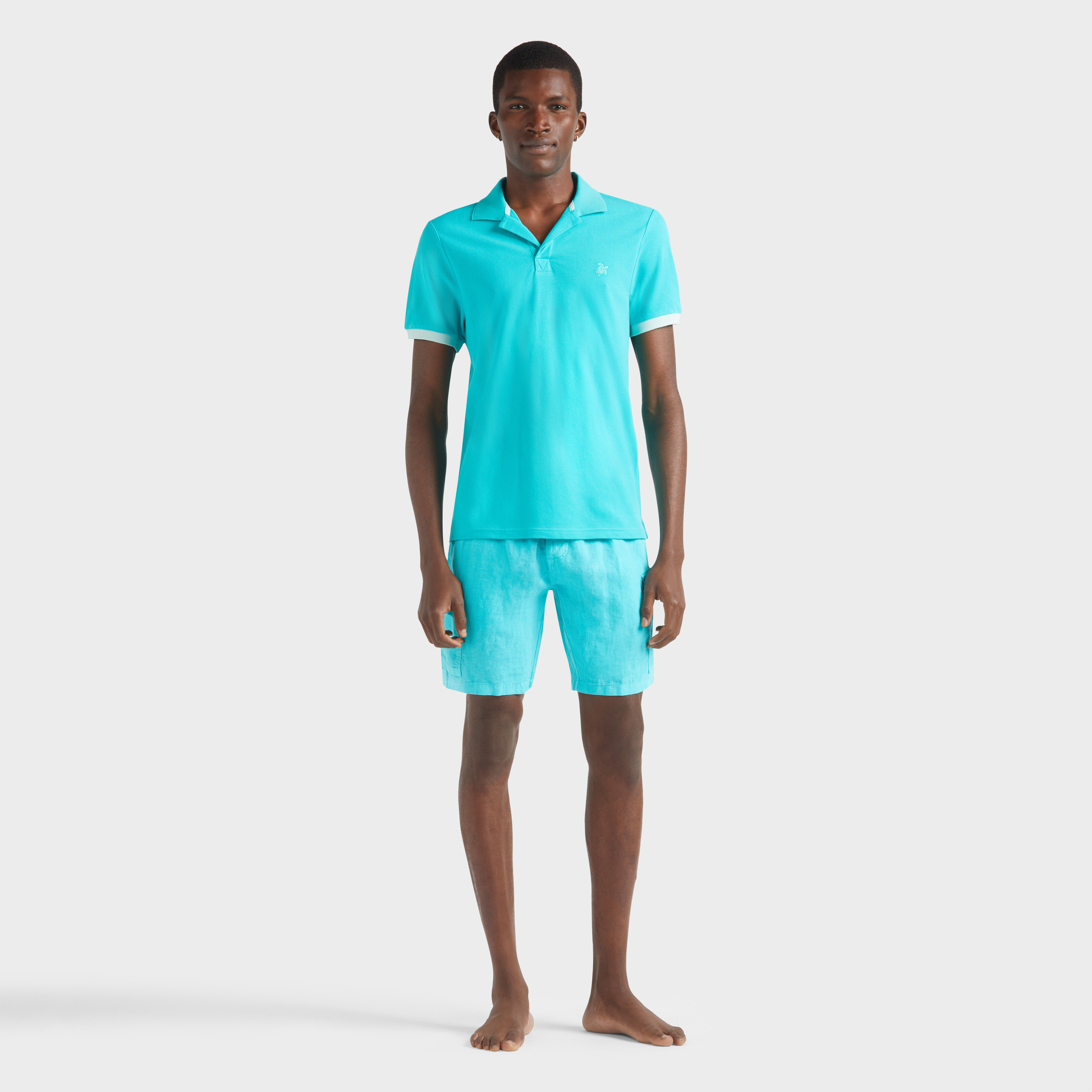 Polo en Piqué Coton Organique Homme Uni