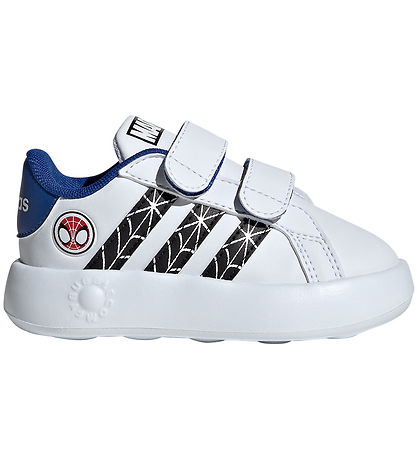 adidas Performance Sko -  Grønd court Spider-man CF - Hvid/Bl?