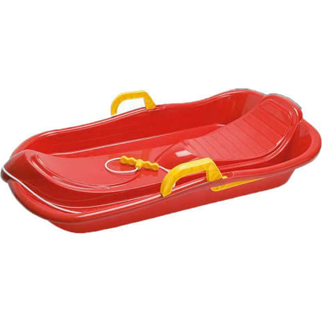Dantoy bobslæde med bremse 84 cm - assorteret