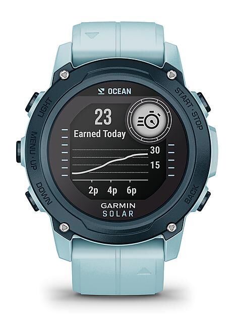 GARMIN - ORDINATEUR DE PLONGEE DESCENT G1 SOLAR OCEAN EDIT