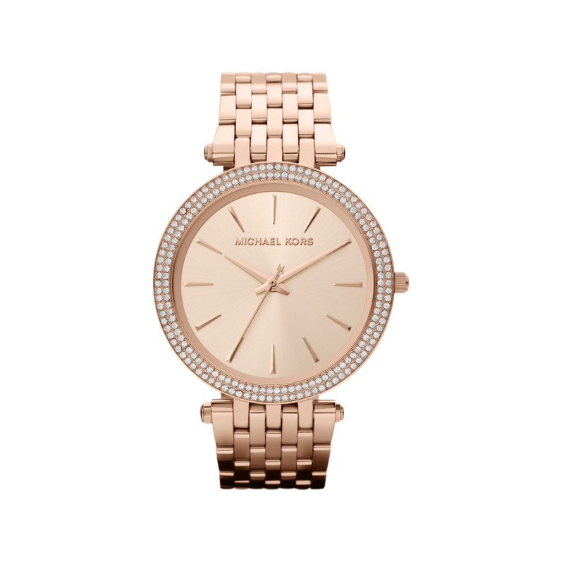 Montre Michael Kors femme acier doré rose