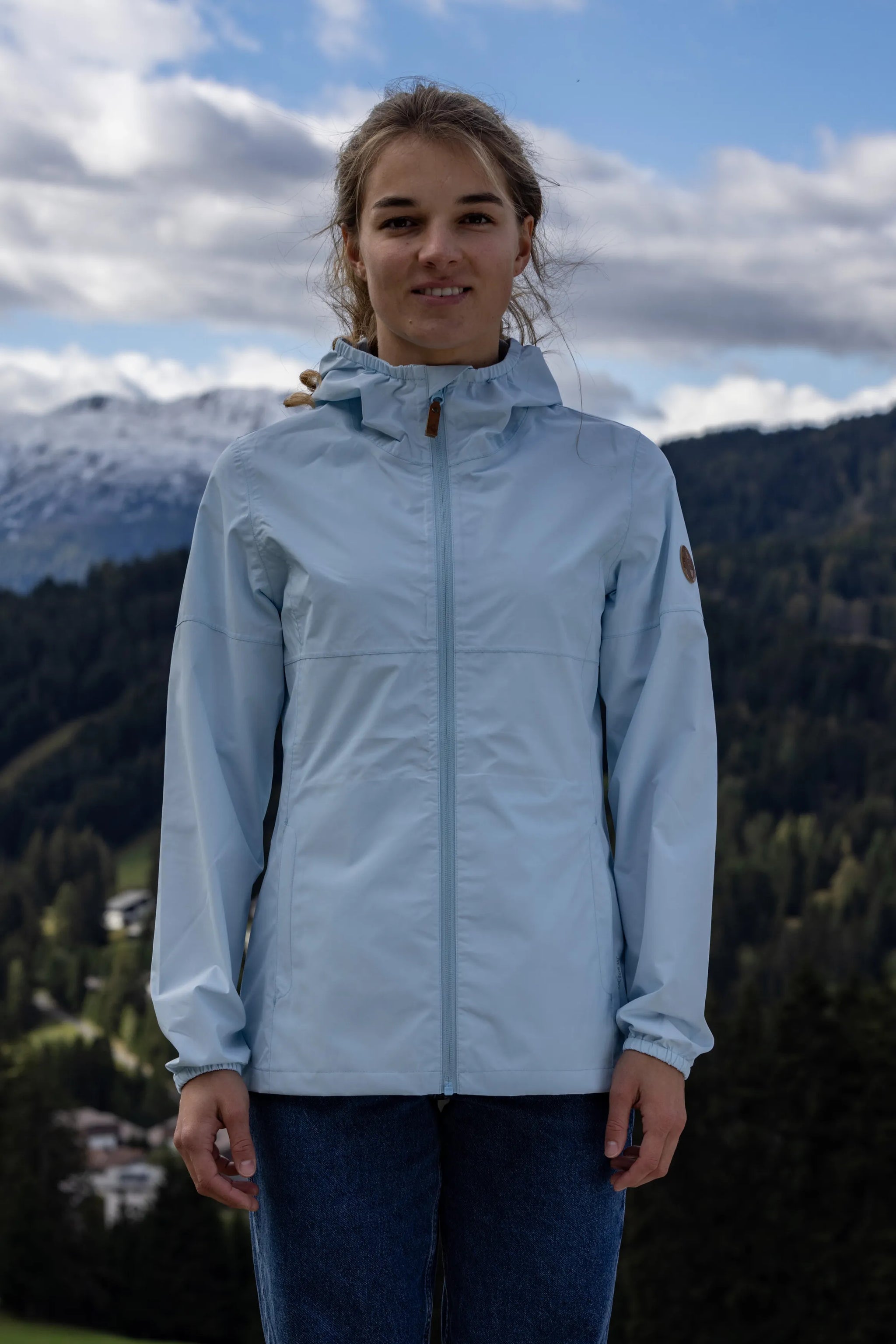 Frauen Regenjacke Travellight ice water