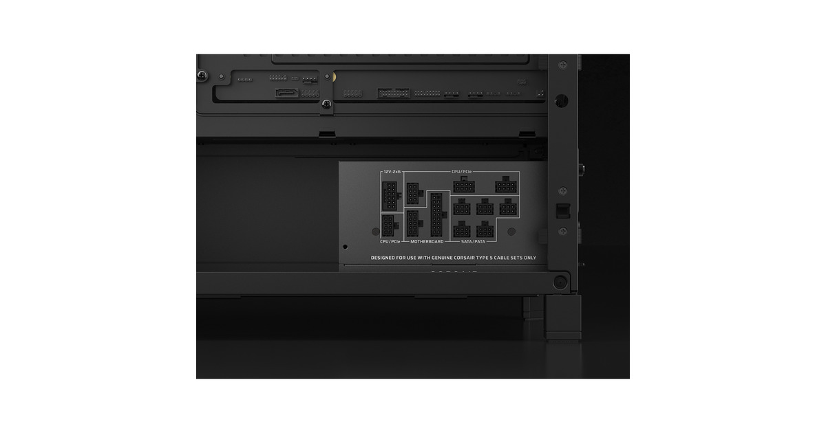 CorsairRM1000x SHIFT modulaire 1000 watt voeding   (Zwart, 1x 12V-2x6, 4x PCIe)
