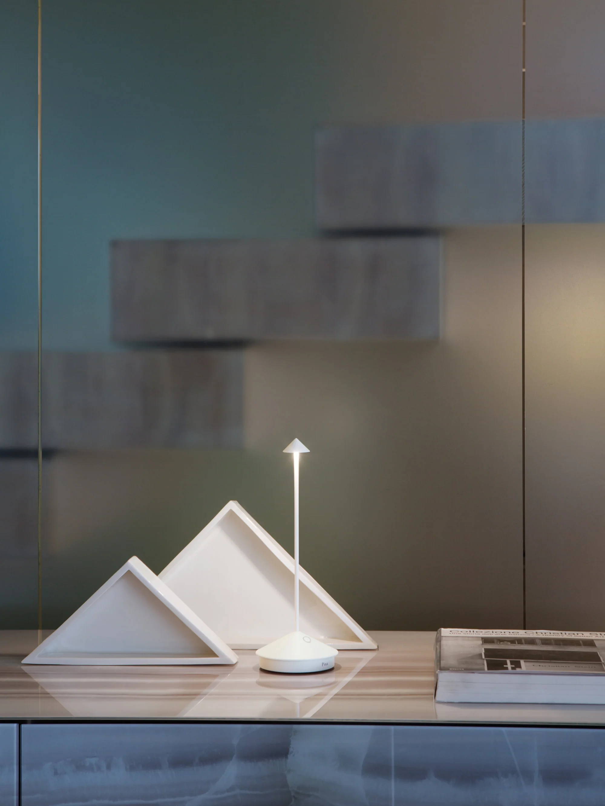 Draagbare LED tafellamp Pina Pro, dimbaar