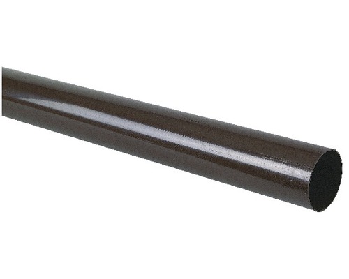 Marley ronde kunststof afvoerbuis, chocoladebruin RAL 8017, nominale breedte 75 mm, diameter 1000 mm