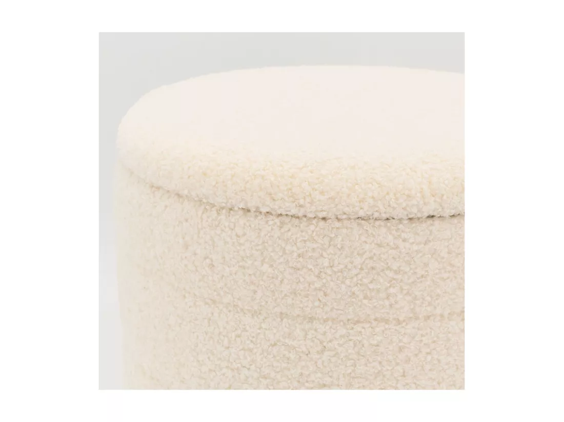 Pouf / coffre en bouclette Petit