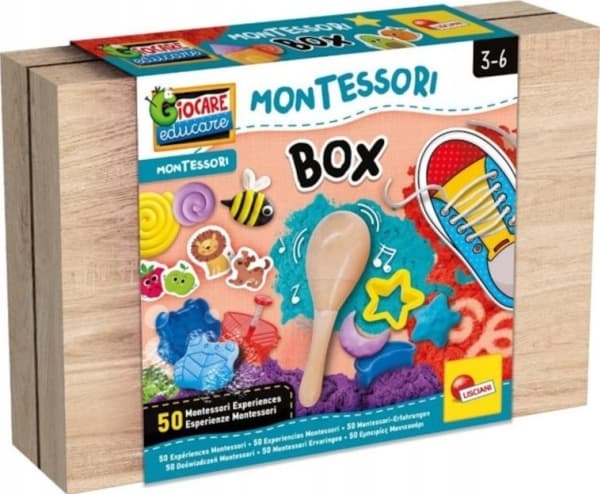 Lisciani LISCIANI MONTESSORI BOKS 50 AKTIVITETER.