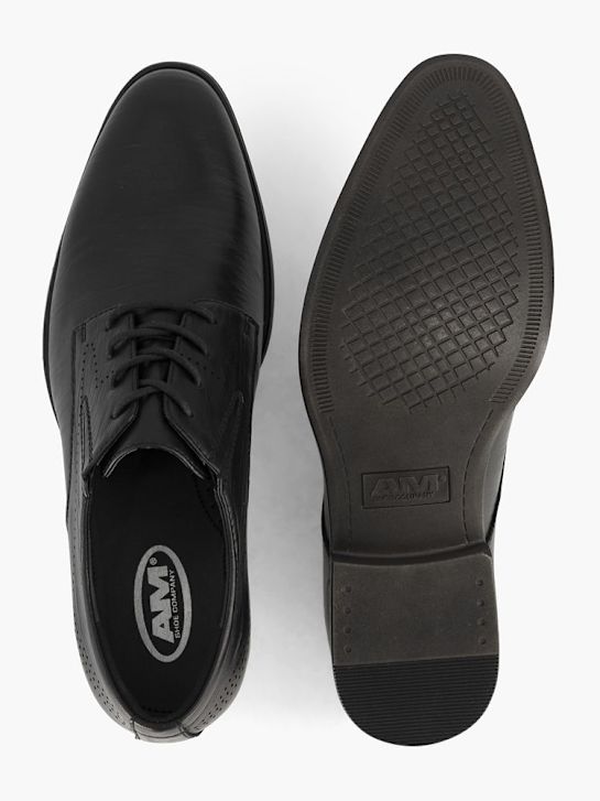AM SHOE Businessschuh Schwarz