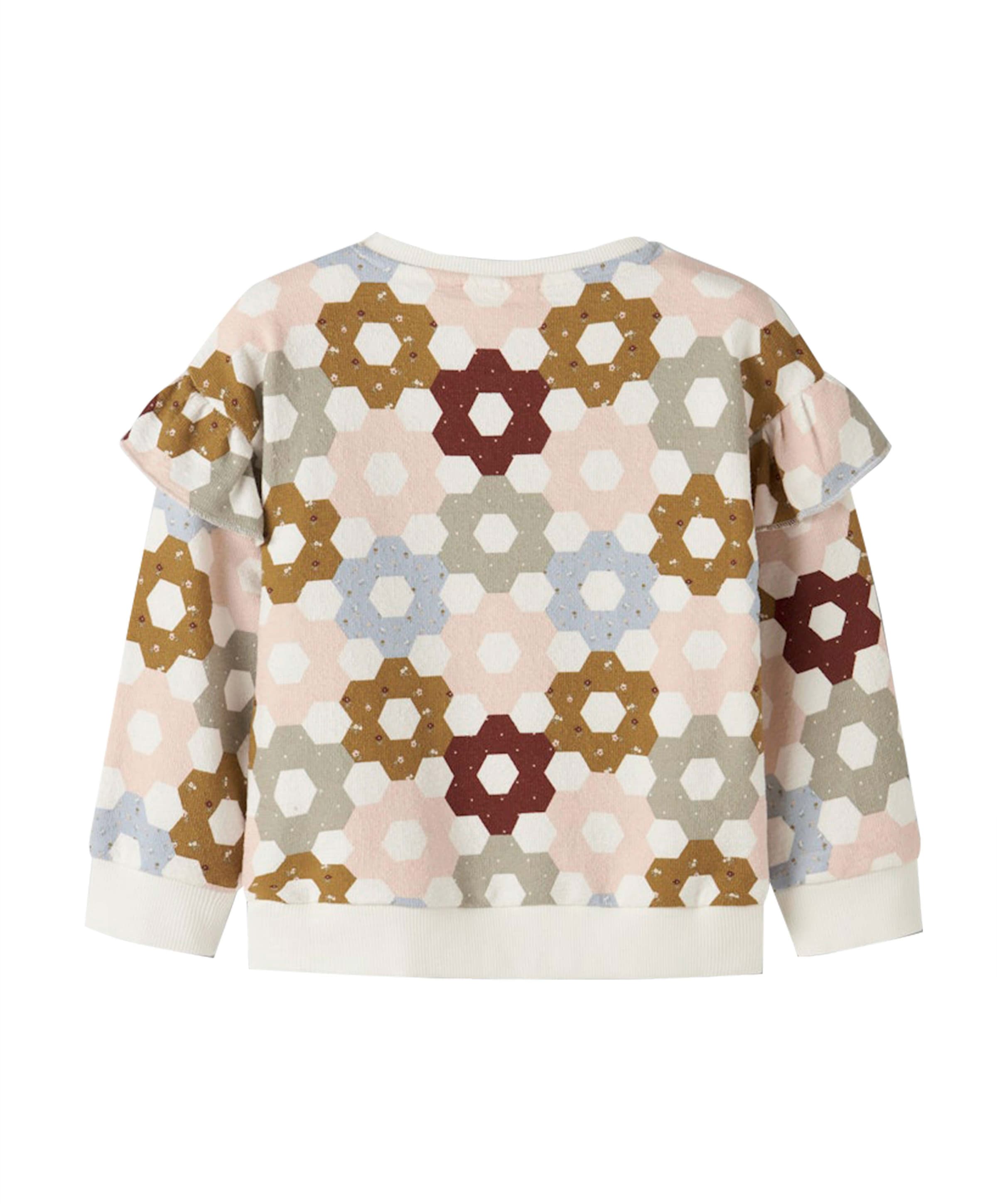 Lil' Atelier Meisjes sweater multicolor