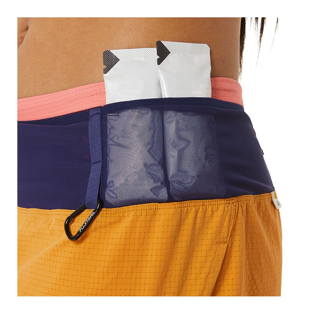 Asics FUJITRAIL™ 2-N-1 - Short Femme sandstorm/papaya