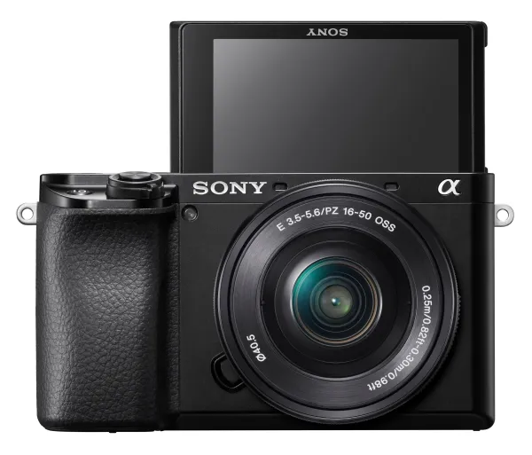 Sony a6100 ILCE-6100L - Digitalkamera - spejlløst - 24.2 MP - APS-C - 4K / 30 fps - 3x optisk zoom 16-50 mm objektiv - Wi-Fi, NFC, Bluetooth - sort