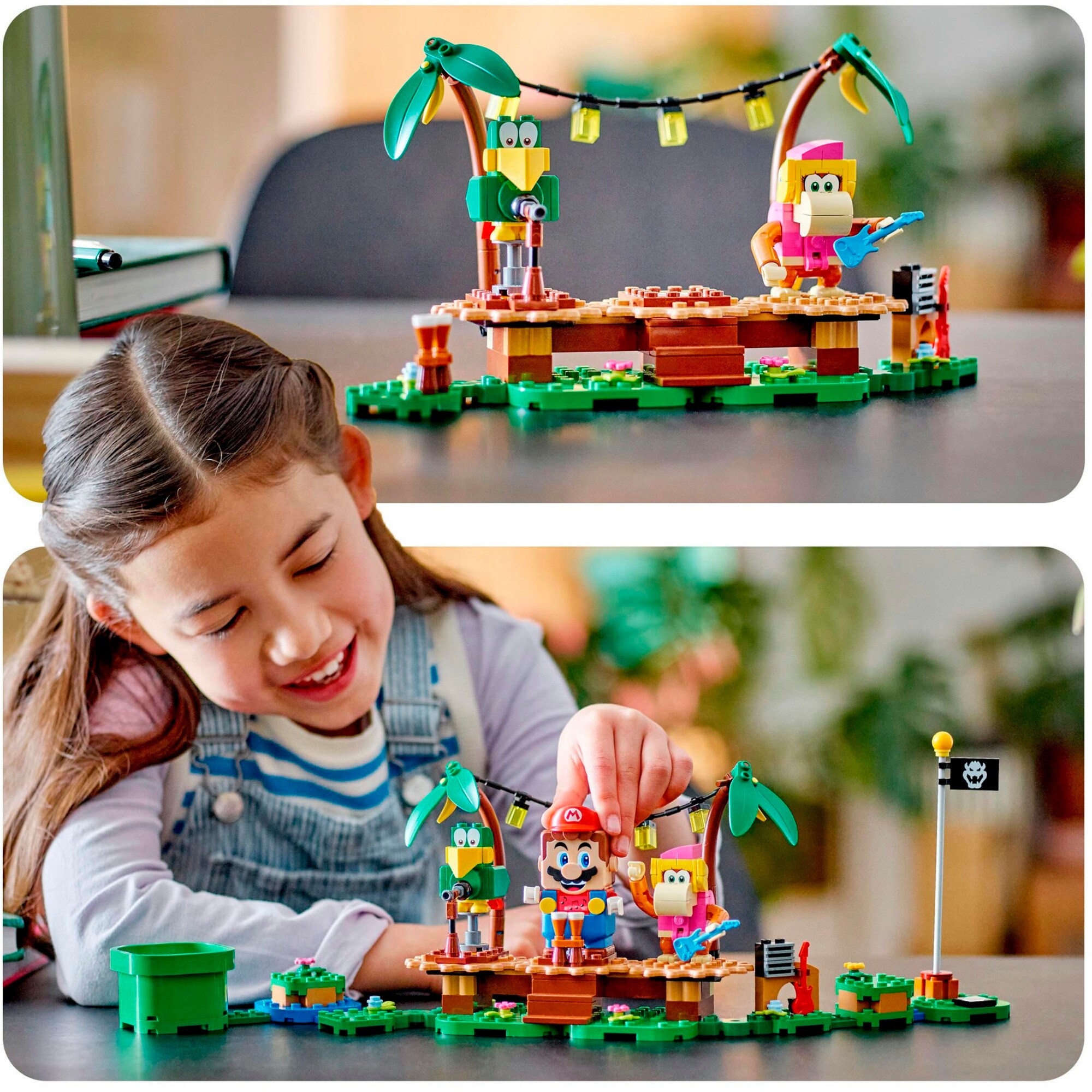 LEGO Konstruktionsspielzeug Super Mario Dixie Kongs Dschungel-Jam - Erweiterungsset