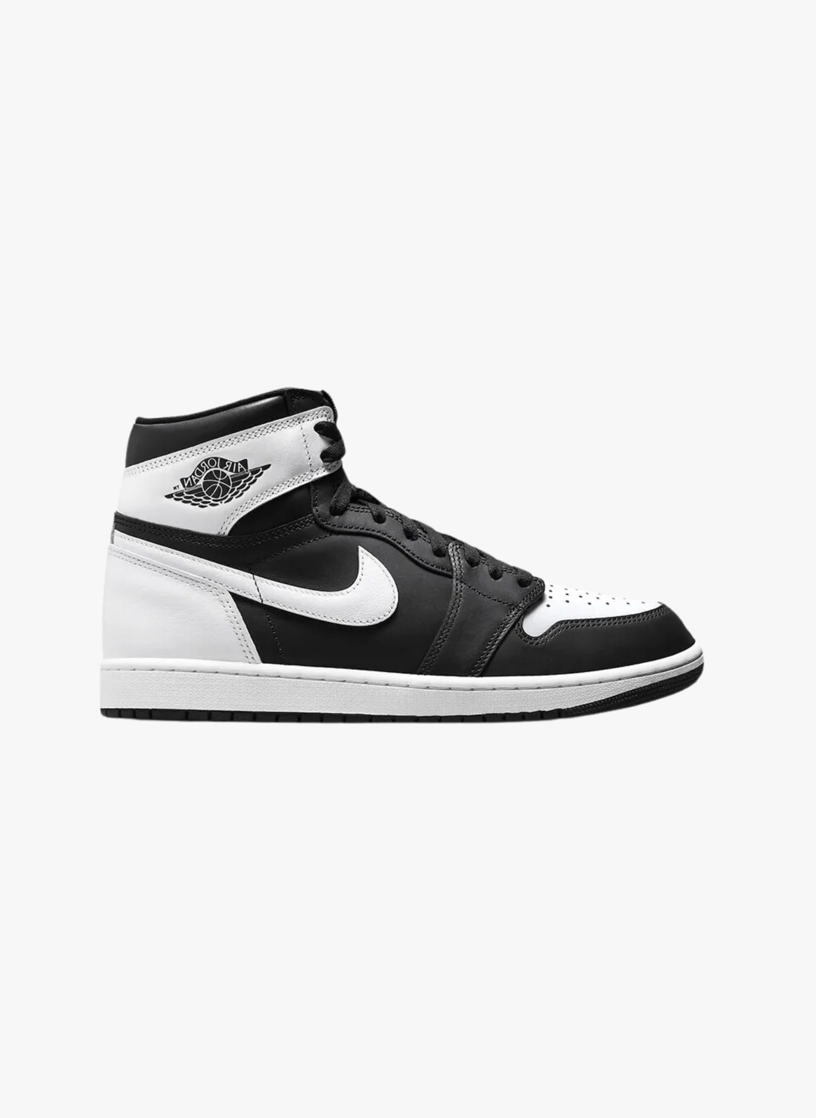 Air jordan 1 retro high og black white | Blanc