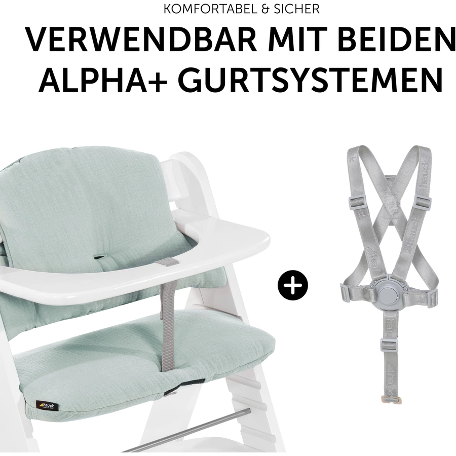 hauck Hochstuhlauflage Select Muslin Mint