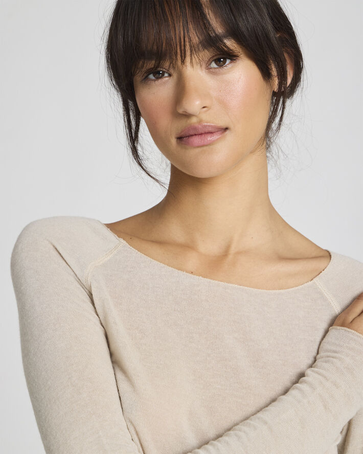 Gai&Lisva Amalie L/S Wool Top Smoke gray