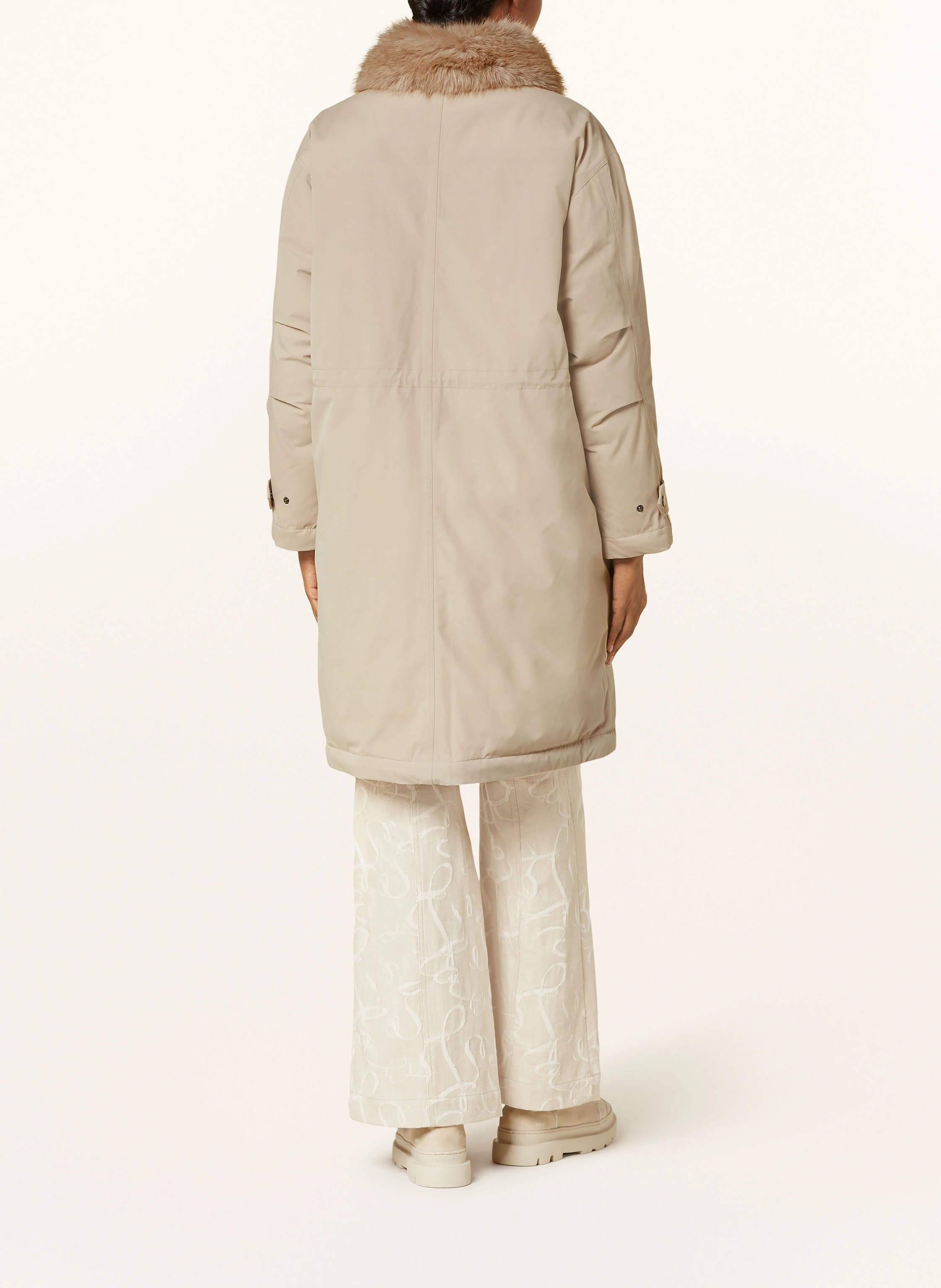 No.1 Como Parka MIRA mit abnehmbarem Kunstpelz