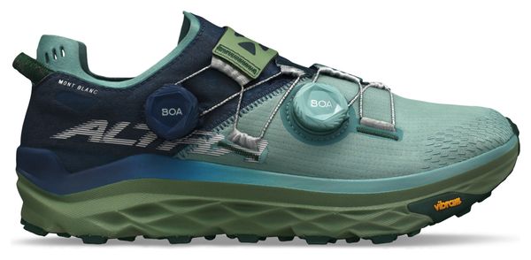Chaussures Trail Altra Mont Blanc Boa Bleu Vert Femme