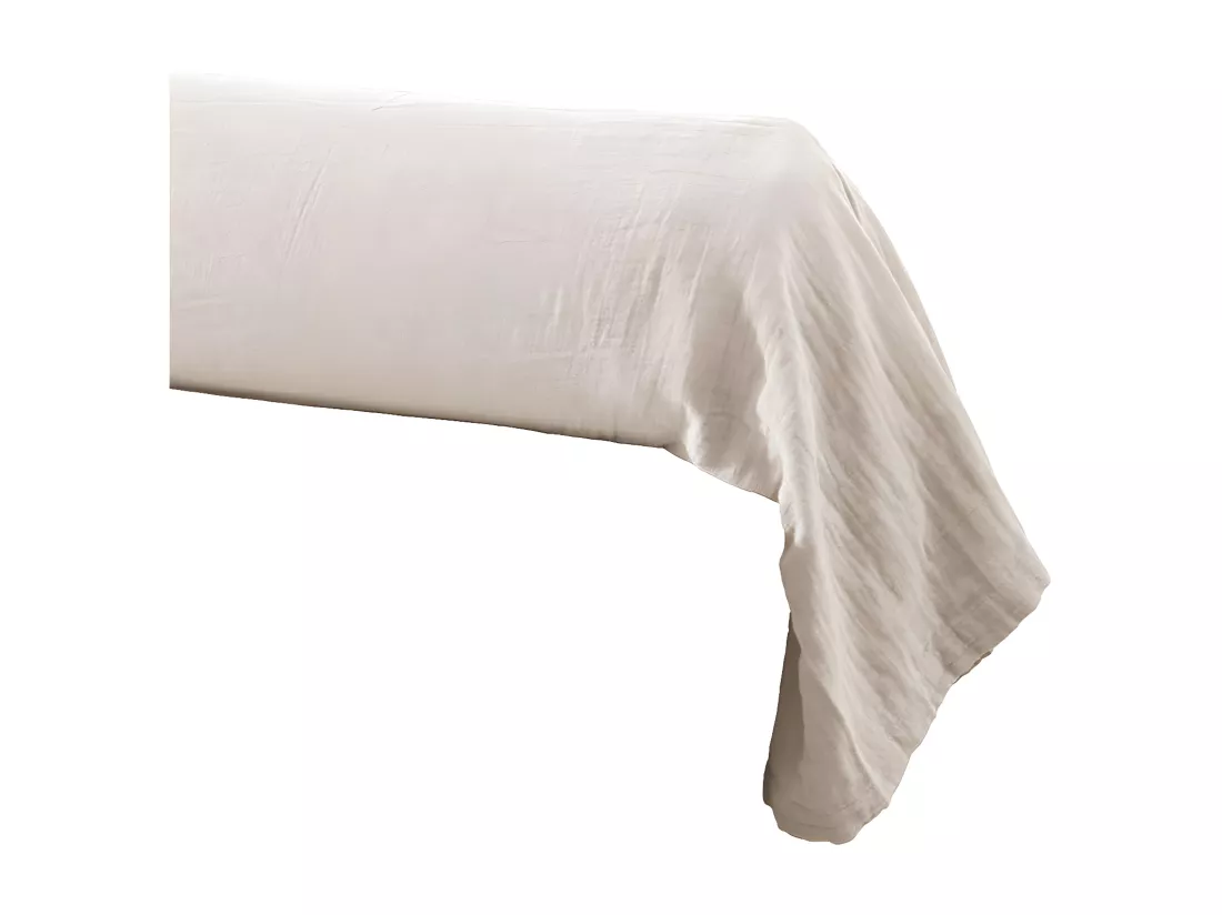 OUREA - Taie de Traversin 85x185cm Gaze de Coton Pampa