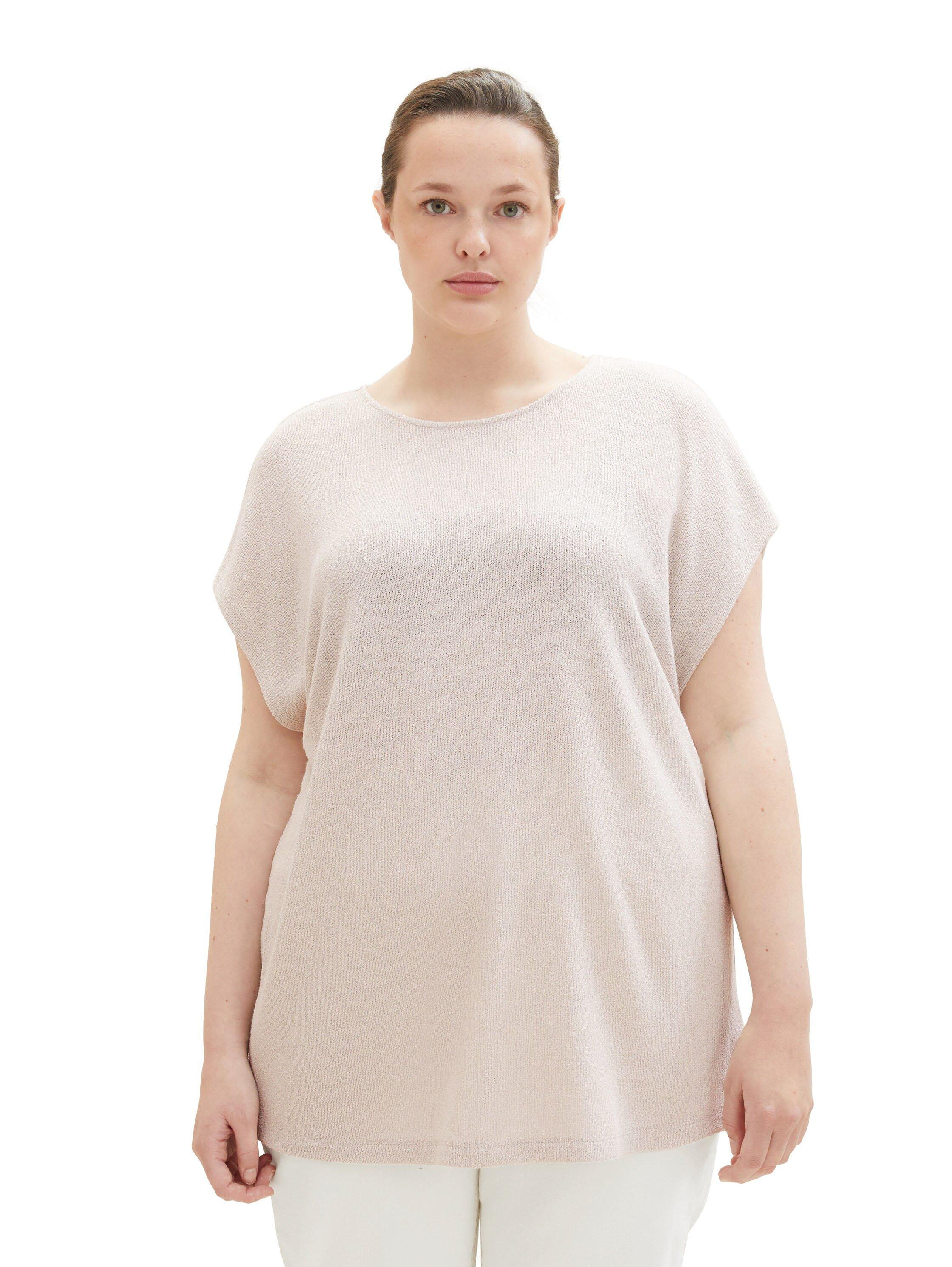 Shirt mit überschnittenen Schultern