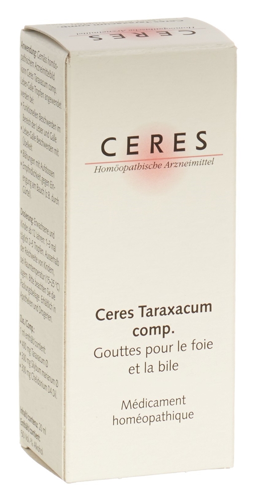 CERES Taraxacum comp. Tropfen Leber-Galle-Tropfen Fl 20 ml